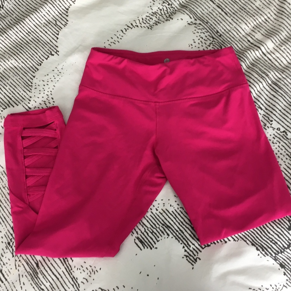 90 Degree by Reflex Hot Pink Capris